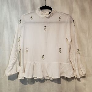 Zara Beaded shirt